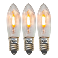 C30075 Reservlampa E10 Filament 3-p