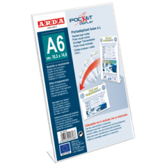 80LA6 Skylthållare A6 L-fot