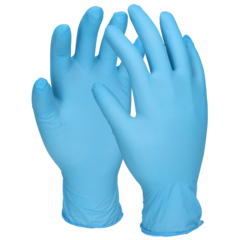 110256 Nitrilhandskar Puderfri Blå 1000st