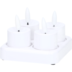 324255 Värmeljus LED Cozzy 3D-Flamma med Laddningsplatta