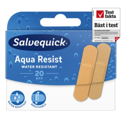 604224 Plåster Salvequick Aqua Resist 20-pack
