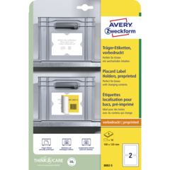 AN80025 Etiketthållare Avery 160x120mm