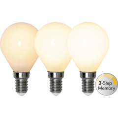 ST375811 Led-Lampa E14 Opal 3-Steg 7,5W