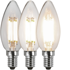 ST354931 LED-Lampa E14 Klar 3-Steg