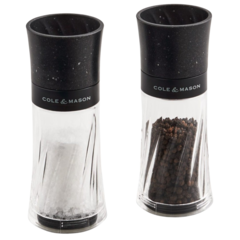 H312103 Salt & Peppar Set Warwick Cole & Mason15cm