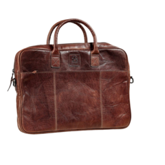 MA613140 Dokumentväska Baway Läder Brun 38x28cm