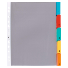 DU663019 Durable Plastficksregister A4