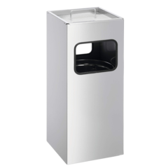 DU10 Papperskorg Fyrkantig Askopp