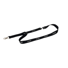 DU823901 Nyckelband Staff Durable Med Karbinhake 2cm Svart