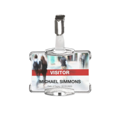 DU890123 Passerkorthållare För 1 Kort Med RFID Skydd Med Clips