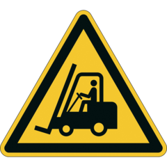 DU173404 Varningsskylt Truck Durable Ø430mm