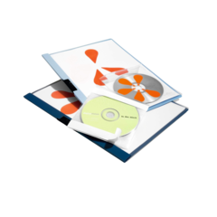 DU521019 CD DVD Fix Plastic Sleeves - Pack of 10