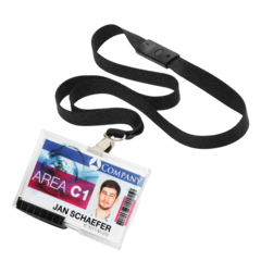 DU892601 Passerkorthållare Pushb Duo För 2 Kort Med Halsband