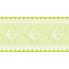 AM57247 Bordslöpare Franziska Grön Linclass Premium 40x 24m