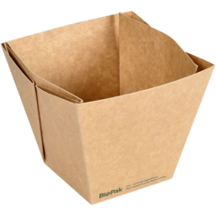 119202873 Matbox BioPak Viking Cube Hög 820ml Brun