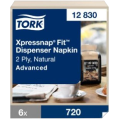 15712830 Tork Xpressnap Fit Natural Advanced Dispenser Napkins