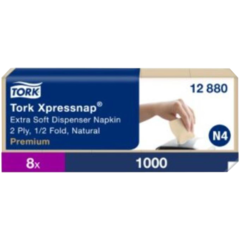 15712880 Tork Xpressnap N4 Extra Soft Brown Napkin Dispenser