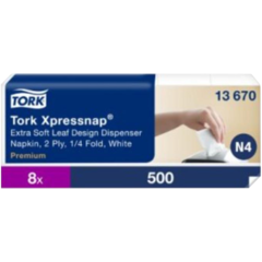 15713670 Tork Xpressnap N4 Extra Soft White Napkin Dispenser