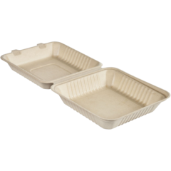 119205727 Hämtbox Bagasse 220x220x50mm BioPak