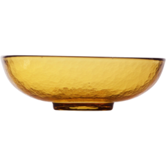 D7533150403 Skål Amber Nivo Glass 15cm