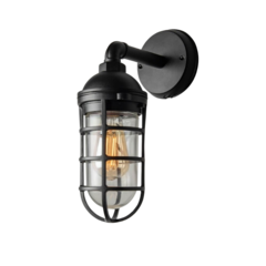 GK7355750 Vägglampa Olbia E27 Svart