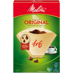 905050 Kaffefilter Melitta Original 1x6 Oblekta