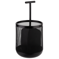 AP11755 Bestickhållare 3-fack APS Svart Ø12cm