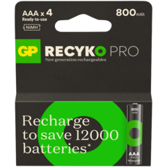 201244 Batteri GP Recyko Pro AAA 4p