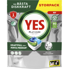 240352 Maskindiskmedel Yes Platinum Allt i ett 80st