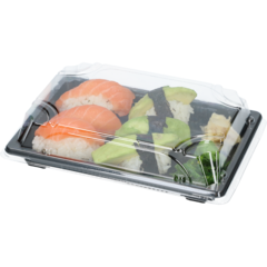 400913 Sushi Box Small Black 190x130x45mm