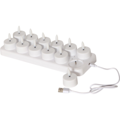 ST06105 Värmeljus Star Trading Refill Flamme med laddningsplatta