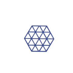 ZD31602 Grytunderlägg Zone Triangles Silikon