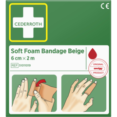 51011019 Förband Cederroth Soft Foam Beige 2m