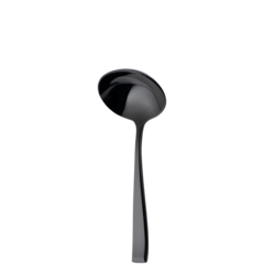 12DURZ202 Sauce ladle Sola Durban Mirror Black 180mm