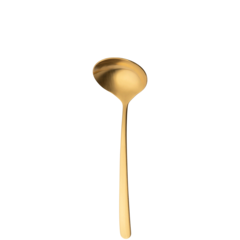 12IBIMG202 Sauce ladle SolaIbiza Satin Gold 197mm