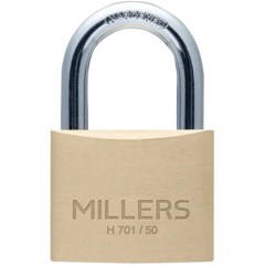 400410130 Hänglås Mässing H 701/50