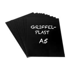 C18764 Griffelplast A5 svart PP