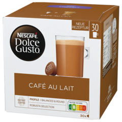 12483382 Kaffekapslar Nescafé Dolce Gusto Café Au Lait 30-pack