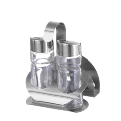 HE465318 Salt&Peppar med Servetthållare Hendi