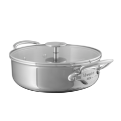 MVL19670 Gryta med glaslock låg Mauviel Cook Style 5,7L