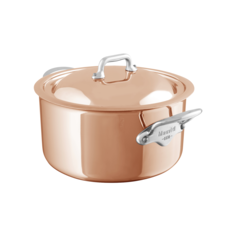 MVL26791 Gryta med lock Mauviel M'6s 3,4L koppar/stål