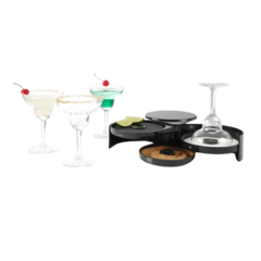 HE596777 Glasrimmer Hendi Svart 3-delar