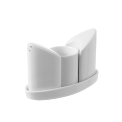 HE786420 Kryddställ Hendi Vit 3 Delar