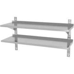 HE811726 Vägghylla Dubbel 100x30x60cm