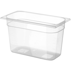 HE396 Plastkantin Hendi GN 1/3 transparent