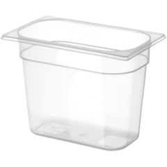 HE398 Plastkantin Hendi GN 1/4 transparent