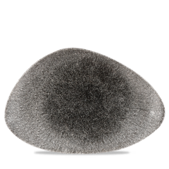 RKBQTC351 Triangle Raku Plate 35.5cm
