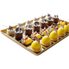 HE320 Uppläggningsfat Hendi Guld