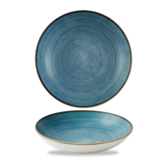 CHC58 Djup tallrik Churchill Stonecast Raw Teal