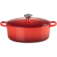 211782706024 Gjutjärngryta Oval Le Creuset 27cm 4,1L Cerise